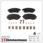 Piduriklotsi komplekt,ketaspidur ZIMMERMANN 22660.210.2