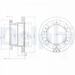 Piduriketas DELPHI BG9069