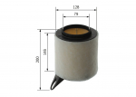 &Otilde;hufilter BOSCH F 026 400 018