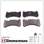 Piduriklotsi komplekt,ketaspidur ZIMMERMANN 23955.175.1