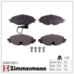 Piduriklotsi komplekt,ketaspidur ZIMMERMANN 25683.200.2