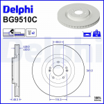 Piduriketas DELPHI BG9510C