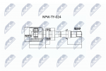 Liigendlaager, veov&otilde;ll NTY NPW-TY-024
