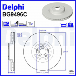 Piduriketas DELPHI BG9496C