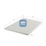 Filter,salongi&otilde;hk UFI 53.622.00