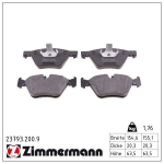 Piduriklotsi komplekt,ketaspidur ZIMMERMANN 23793.200.9