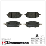 Piduriklotsi komplekt,ketaspidur ZIMMERMANN 26506.160.1