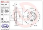 Piduriketas BREMBO 09.D103.11