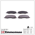 Piduriklotsi komplekt,ketaspidur ZIMMERMANN 24418.170.1