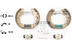 Piduriklotside komplekt TEXTAR 84057300
