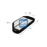 &Otilde;hufilter UFI 30.701.00