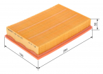 &Otilde;hufilter BOSCH 1 457 433 323