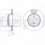 Piduriketas DELPHI BG9064