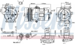 Kompressor,kliimaseade NISSENS 890698