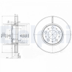 Piduriketas DELPHI BG3513