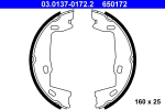 Piduriklotside komplekt,seisupidur ATE 03.0137-0172.2