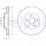 Piduriketas DELPHI BG4741C