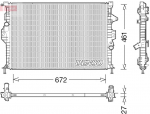 Radiaator,mootorijahutus DENSO DRM10048