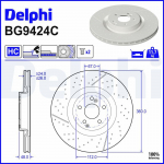 Piduriketas DELPHI BG9424C