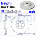 Piduriketas DELPHI BG9418BC