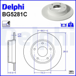 Piduriketas DELPHI BG5281C