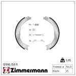 Piduriklotside komplekt,seisupidur ZIMMERMANN 10990.159.9