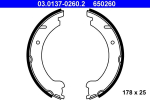 Piduriklotside komplekt,seisupidur ATE 03.0137-0260.2