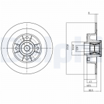 Piduriketas DELPHI BG9028RS
