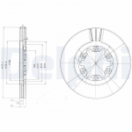 Piduriketas DELPHI BG3809
