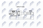 Liigendlaager, veov&otilde;ll NTY NPW-TY-050
