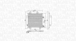 Kondensaator,kliimaseade MAGNETI MARELLI 350203753000