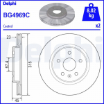 Piduriketas DELPHI BG4969C