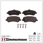 Piduriklotsi komplekt,ketaspidur ZIMMERMANN 24867.205.1