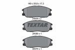 Piduriklotsi komplekt,ketaspidur TEXTAR 2406801