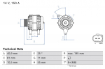 Generaator BOSCH 0 986 086 270