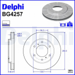 Piduriketas DELPHI BG4257
