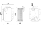 &Otilde;liradiaator,mootori&otilde;li MAHLE CLC 279 000S