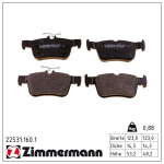 Piduriklotsi komplekt,ketaspidur ZIMMERMANN 22531.160.1