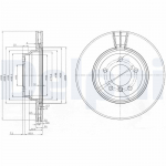 Piduriketas DELPHI BG3959