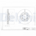 Piduriketas DELPHI BG4175