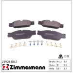 Piduriklotsi komplekt,ketaspidur ZIMMERMANN 23908.180.2