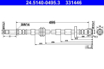Pidurivoolik ATE 24.5140-0495.3
