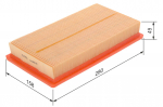 &Otilde;hufilter BOSCH 1 457 433 155