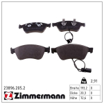 Piduriklotsi komplekt,ketaspidur ZIMMERMANN 23896.205.2