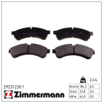 Piduriklotsi komplekt,ketaspidur ZIMMERMANN 29231.230.1