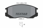 Piduriklotsi komplekt,ketaspidur TEXTAR 2165001