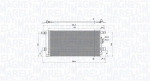 Kondensaator,kliimaseade MAGNETI MARELLI 350203104600