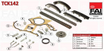 Mootori keti komplekt FAI AutoParts TCK142