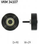 Seade-/juhtrull,soonrihm SKF VKM 34107