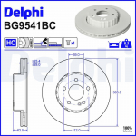 Piduriketas DELPHI BG9541BC